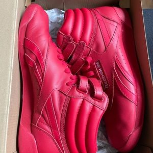Red Reebok hightop